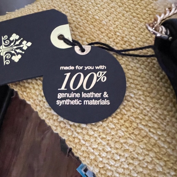 🔴NWT🔴 Moda Luxe Black Shoulder Bag with Fringe - Picture 7 of 12